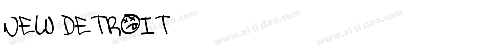 New Detroit字体转换
